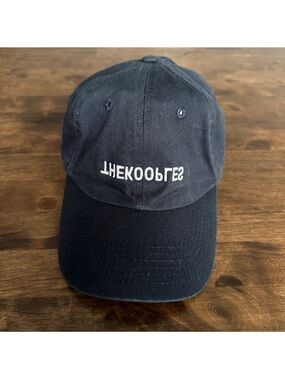 The Kooples logo baseball hat cap navy